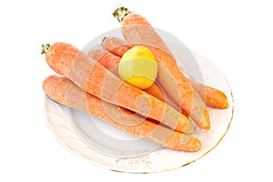 Carrots and lemon