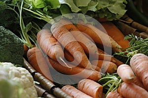 Carrots and other vegetables photo