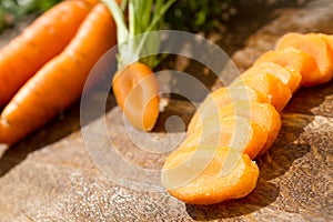 Carrots washing