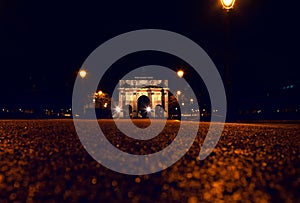 Carrousel Arc de Triomphe in the night