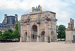 Carrousel Arch of Triumph in Paris, France