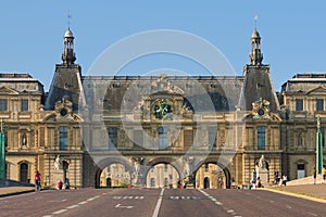 Carrousel bridge near the Louvre