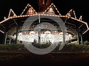 Carrousel with light in jakarta indonesia