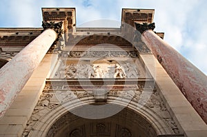 Carroussel arch in Paris photo