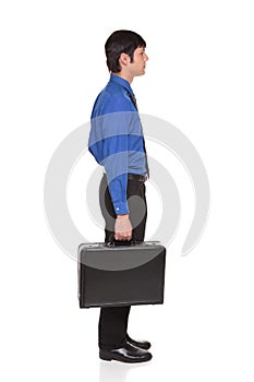 Carrying briefcase - Caucasian businessman