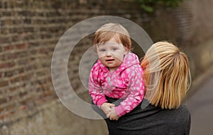 Carrying daughter home