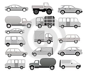 Cars collection (black & white)