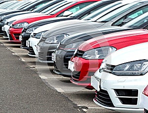 Cars on Garage Forecourt