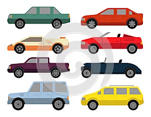 Cars icon set