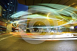 Cars motion blur