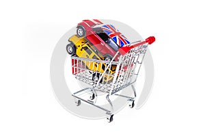 Cars online shopping conceptual image