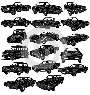 Classic cars collection photo