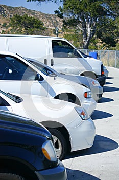 Cars In the Parking Lot photo