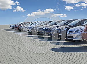 Cars For Sale Stock Lot Row