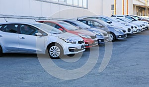 Cars For Sale Stock Lot Row