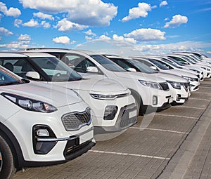 Cars For Sale Stock Lot Row