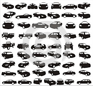 Cars vector composition