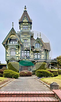 Carson Mansion Victorian House Old Town Eureka California