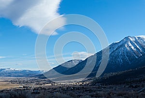 The Carson Range, Western Nevada photo