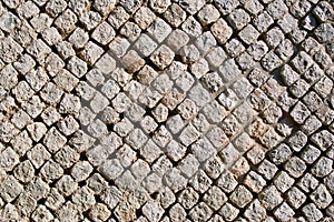 Carsulae, wall in opus reticulatum