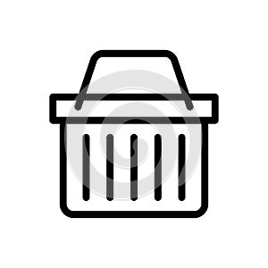 Cartvector thin line icon