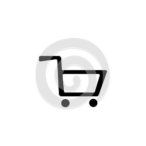 Cart icon. Shopping basket symbol