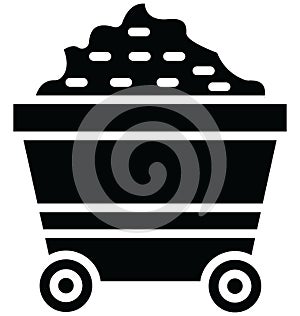 Cart Isolated Vector Icon which can easily modify or edit