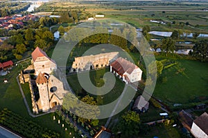 Carta, Romania. The old ruined cistercian abbey from Transylvania photo