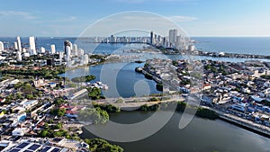 Cartagena Bay At Cartagena In Bolivar Colombia. photo