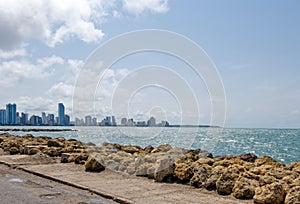 Cartagena city coastline