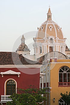 Cartagena de Indias architecture. Colombia