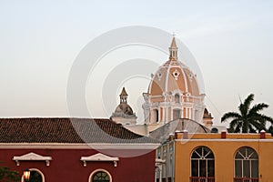 Cartagena de Indias architecture. Colombia