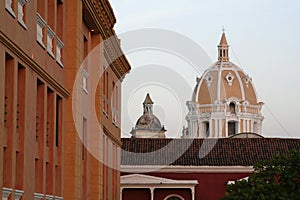 Cartagena de Indias architecture. Colombia