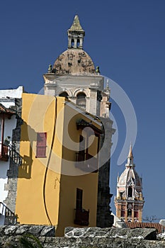 Cartagena de Indias architecture. Colombia