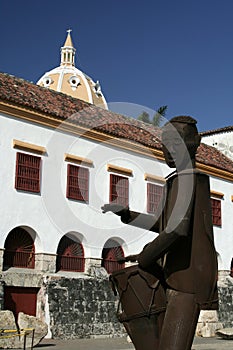 Cartagena de Indias architecture. Colombia