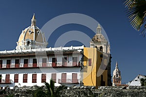 Cartagena de Indias architecture. Colombia