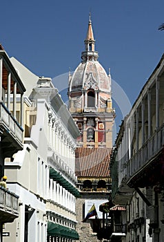 Cartagena de Indias architecture. Colombia