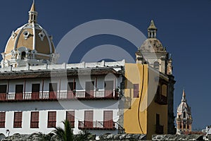 Cartagena de Indias architecture. Colombia