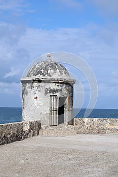 Cartagena Guard House Left and Sea