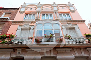 Cartagena modernist buildings in Murcia Spain photo