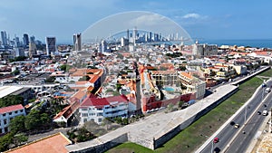 Cartagena Skyline At Cartagena In Bolivar Colombia. photo