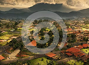 Cartago, Valle del Cauca, Colombia. Generative AI.