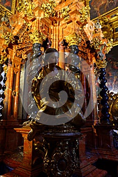 The Carthusian monastery church of the Assumption of Our Lady Monasterio de la Cartuja , Granada,