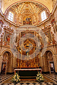 The Carthusian monastery church of the Assumption of Our Lady Monasterio de la Cartuja , Granada,