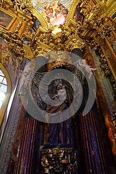 The Carthusian monastery church of the Assumption of Our Lady Monasterio de la Cartuja , Granada,