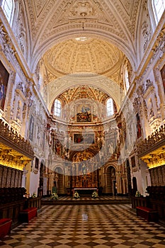 The Carthusian monastery church of the Assumption of Our Lady Monasterio de la Cartuja , Granada,