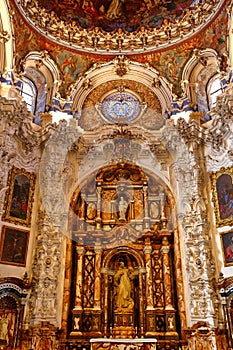 The Carthusian monastery church of the Assumption of Our Lady Monasterio de la Cartuja , Granada,