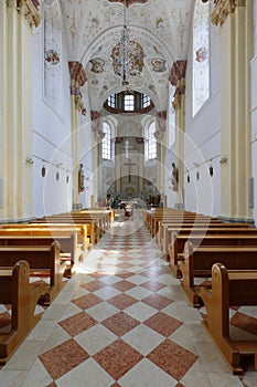 The Carthusian monastery Gaming, monastery church, Lower Austria