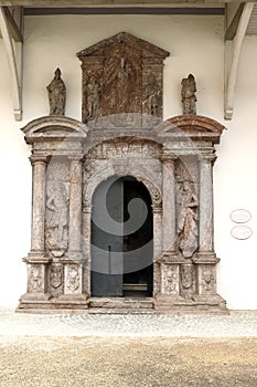 The Carthusian monastery Gaming, portal of monastery church, Lower Austria
