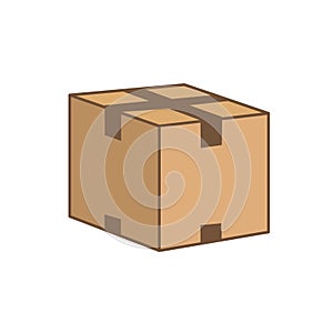 Carton box vector illustration